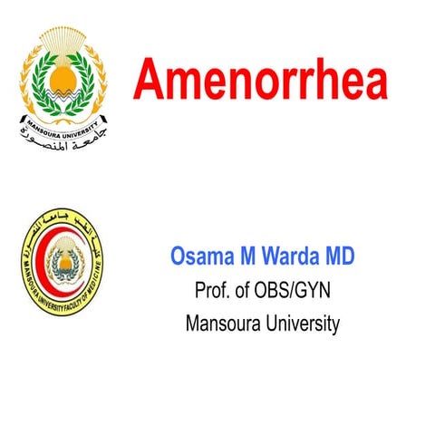 Amenorrhea.warda