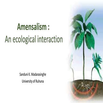 Amensalism 