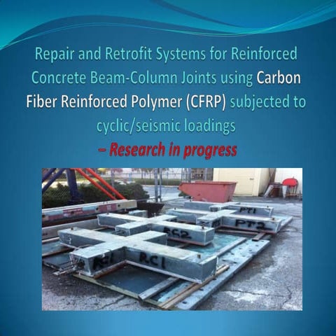 Repair and Retrofit on Beam and Column Joints