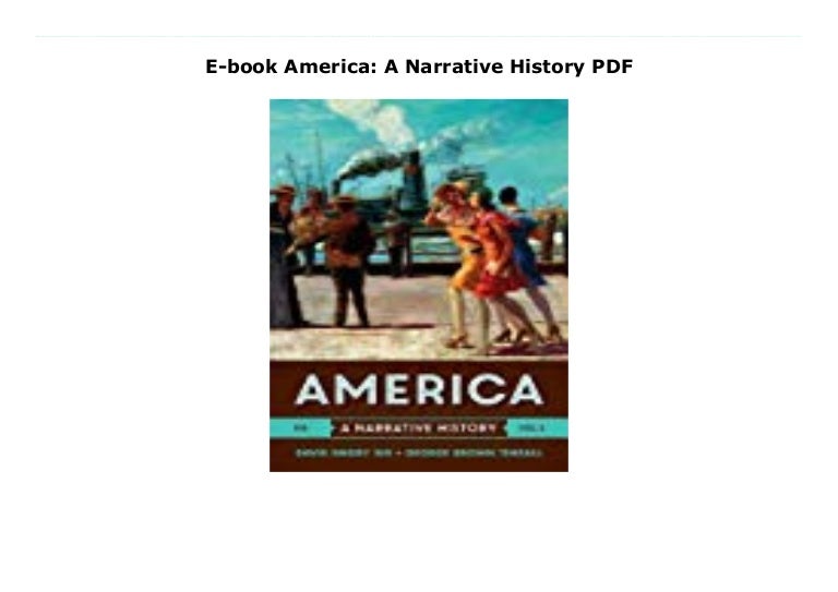 Best Book America A Narrative History PDF
