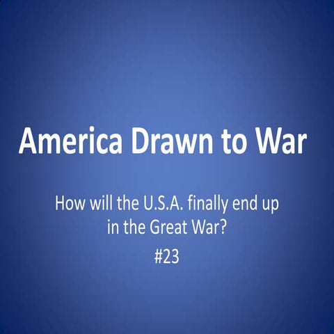 America drawn to war 3
