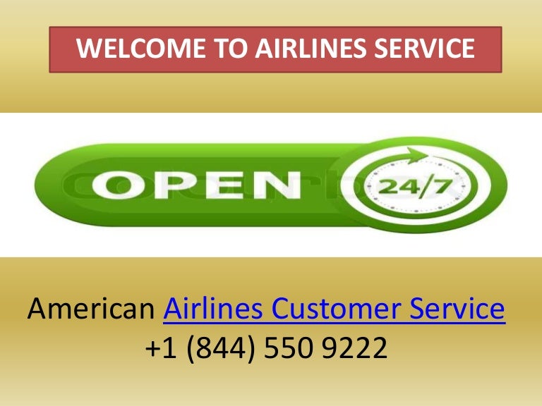 American airlines customer service +1 (844) 550 9222