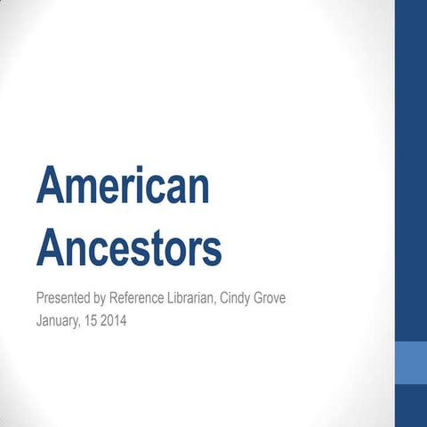 American Ancestors Database