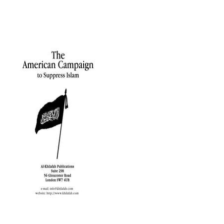 American Campaign to supress Islam