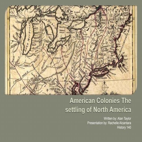 American colonies the settling of north america