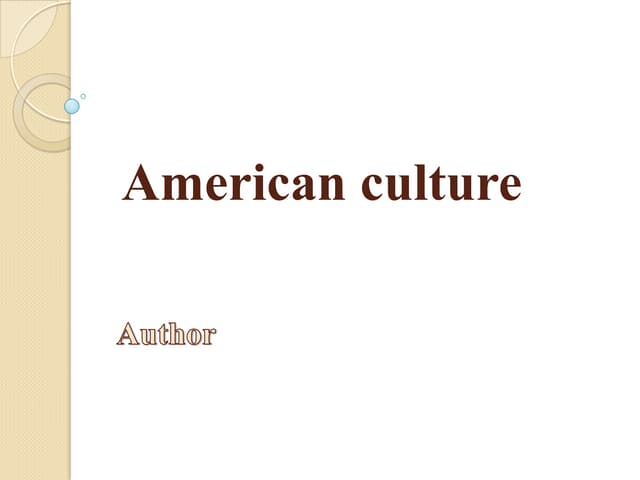 American culture