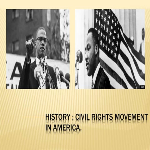 the history of the civil right movement in America .