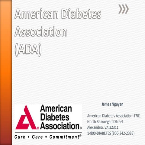  American diabetes association 