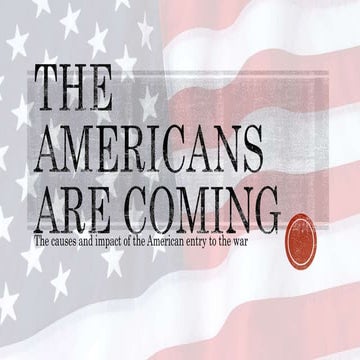 American entry to the war