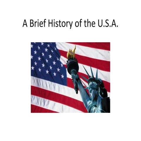 American history timeline