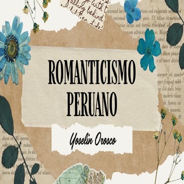 American Literary Periods Educational Presentation in Brown Scrapbook Style (...