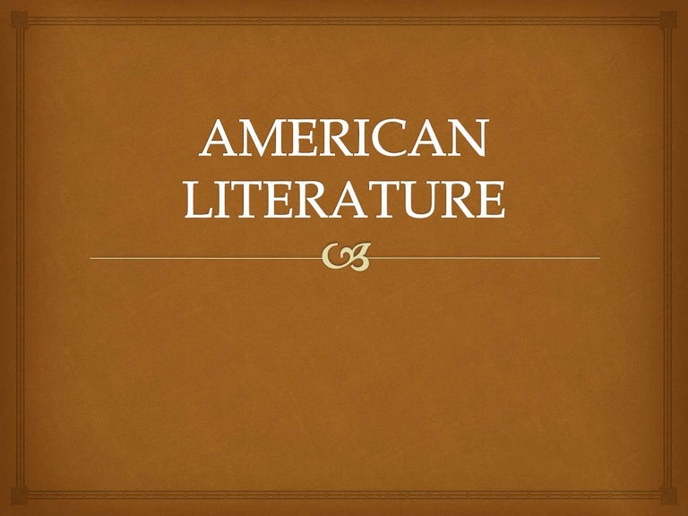 American literature