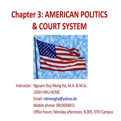 American politics & court system w3 2012new