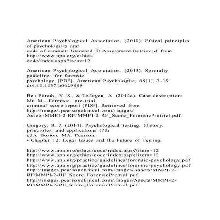 American psychological association. (2010). ethical principles