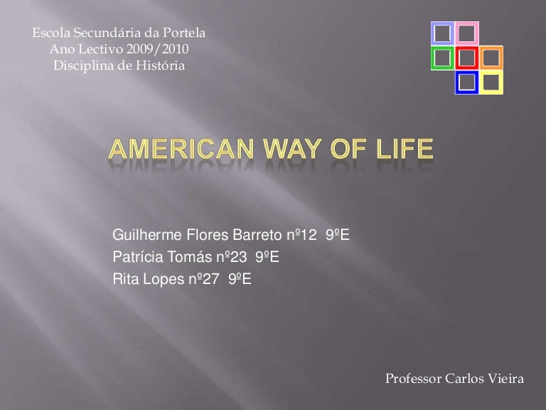 American way of life