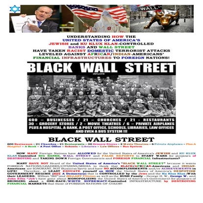 AMERICA'S BLACK WALL STREET - How The Ku Klux Klan Went About TERRORIZING & D...
