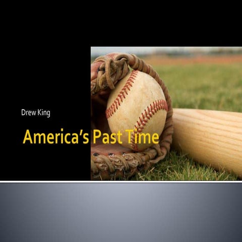 History of Baseball