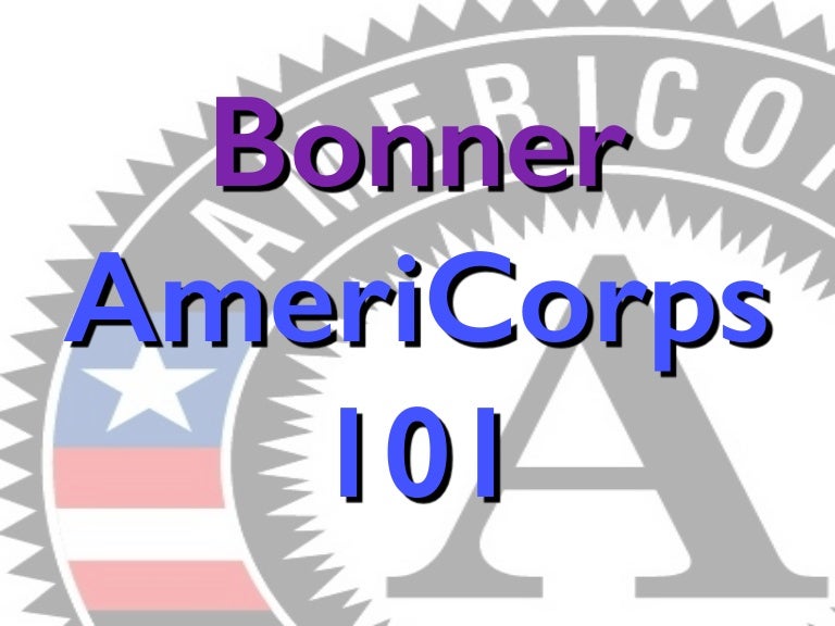 Americorps 101 For 2013 14 Program Year