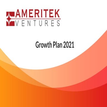 Ameritek Ventures, Inc. Growth Plan 2021 Ticker: ATVK