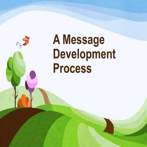 A message development process