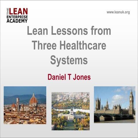 Lean Lessons from Three Healthcare Systems