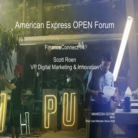 American Express OPEN Forum Case Study