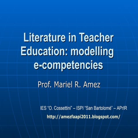 Modelling ecompetencies 