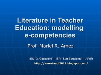 Modelling ecompetencies 