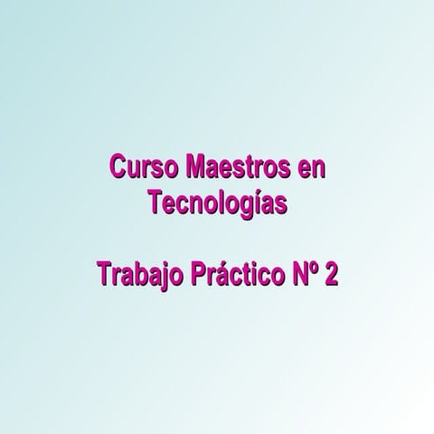Trabajo  Practico  2