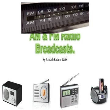 Am & fm radio broadcasts