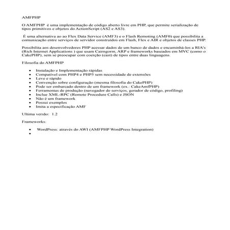 Amfphp
