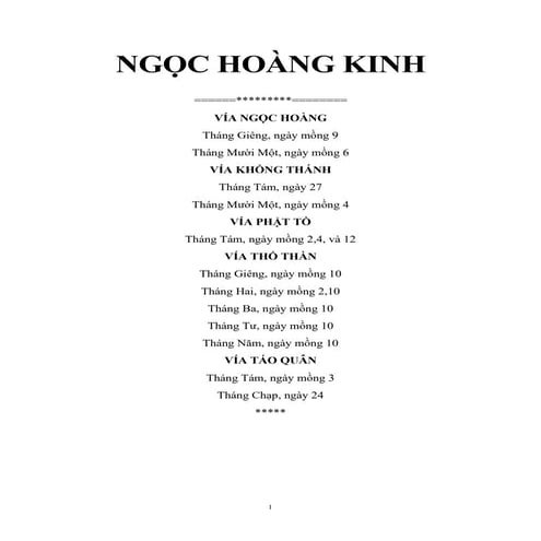 Ngọc Hoàng Kinh