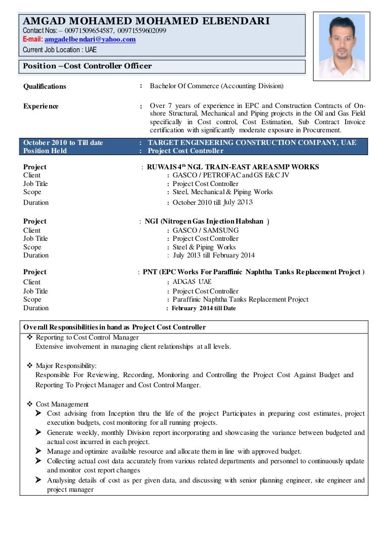 Project Cost Controller