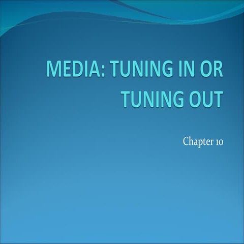 American Government - Chapter 10 - Media