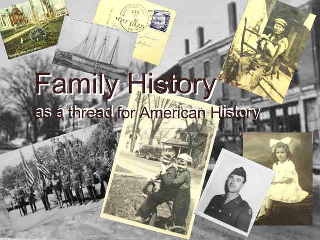 Family History in American History
