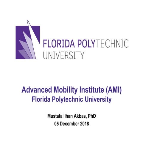 Autonomous Vehicle Testing and Validation at AMI