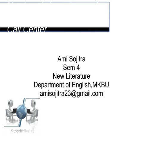 Ami- New Literature - Naming and themein One nIght @ the call center