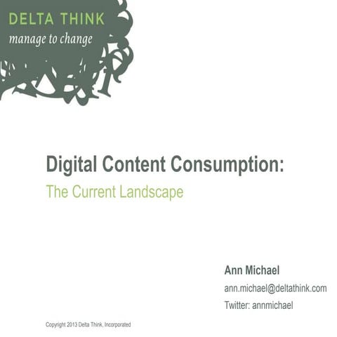 Digital Content Consumption: The Current Landscape