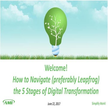 AMI Digital Transformation webinar - 2017