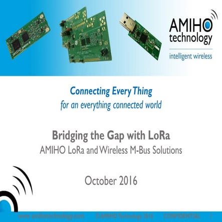 Amiho - Bridging the Gap with LoRa