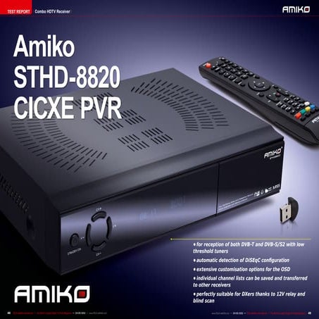 Amiko sthd8820 cicxepvr