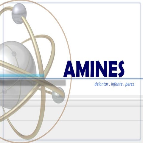Amines - Nomenclature. Classes. Applications