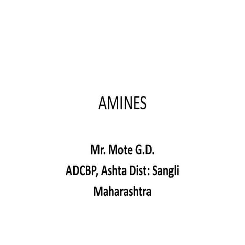 Amines
