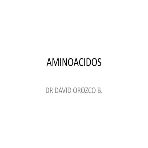 Aminoacidos