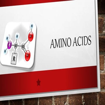 Amino acids
