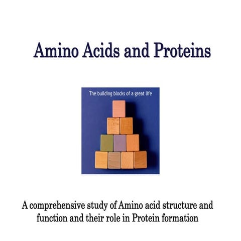 Amino acids classification and Proteins ,structure .pdf