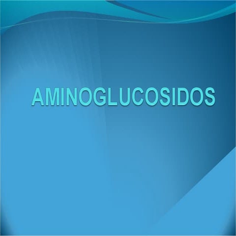Aminoglucosidos