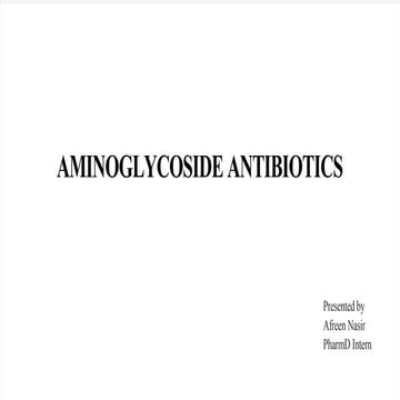 Case Presentation: Aminoglycoside.pptx Onco
