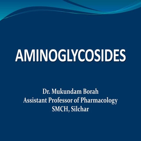 Aminoglycosides  Dr Mukundam.pptx