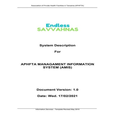 AMIS System Documentation (Presentation) | DOC